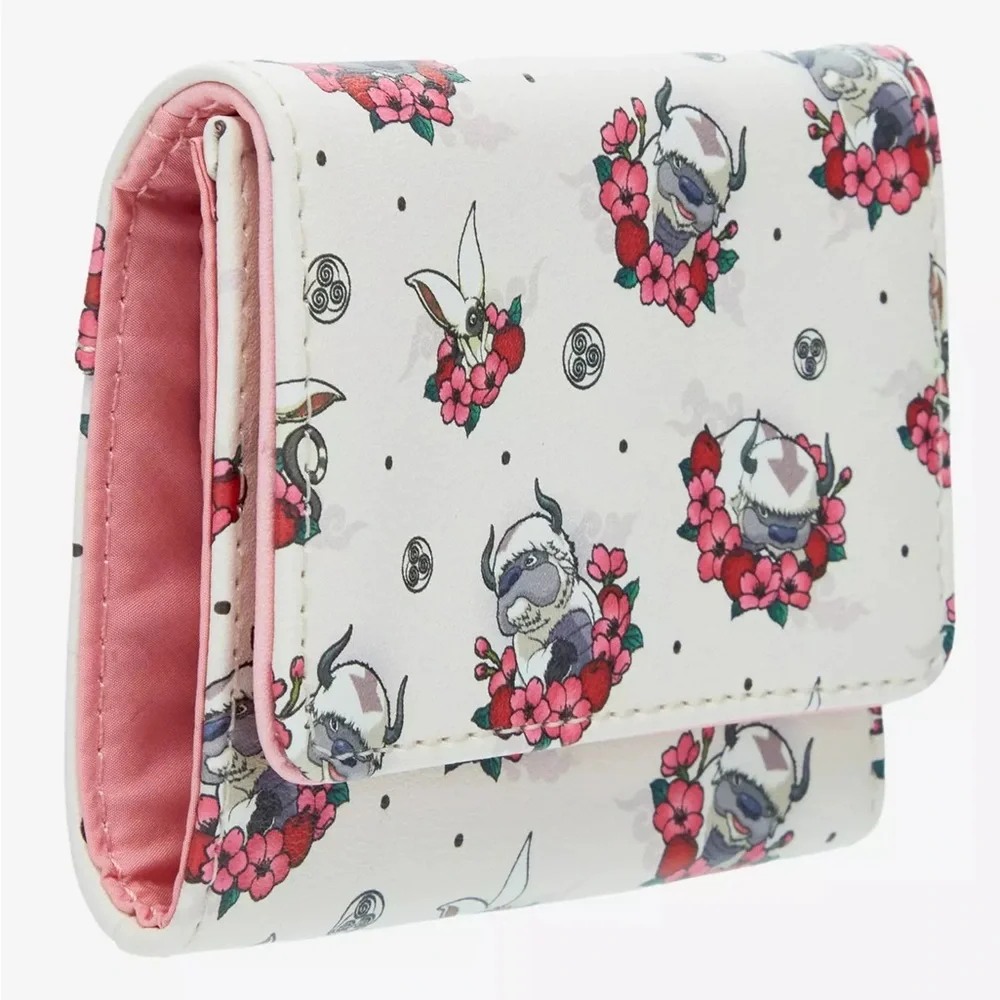 Loungefly Avatar: The Last Airbender Appa & Momo Flower Mini‎ Wallet Hot Topic